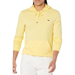 Lacoste Men’s Long Sleeved Hooded T-Shirt(Yellow)