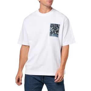 Lacoste Men’s Loose Fit Thick Jersey T-Shirt(White)