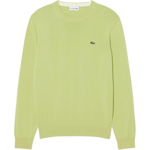 Lacoste Men’s Monochrome Crew Neck Cotton Sweater(Birch)