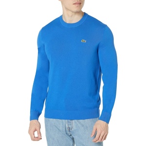 Lacoste Men’s Monochrome Crew Neck Cotton Sweater(Kingdom)