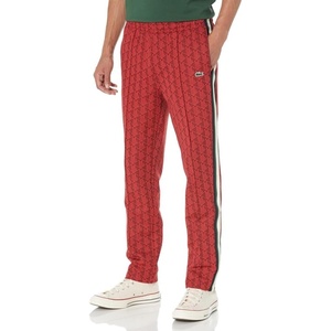 Lacoste Mens Paris Monogram Sweatpants(Pinot/Red)