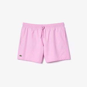 Lacoste Men’s Quick-Dry Swim Shorts 5.5″(Gelato/Green)