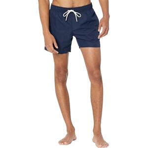Lacoste Men’s Quick-Dry Swim Shorts 5.5″(Navy Blue/Black)