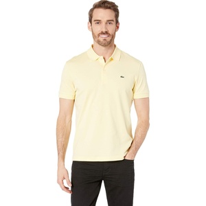 Lacoste Men’s Regular Fit Cotton Pima Polo Shirt(Napolitan Yellow)