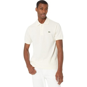 Lacoste Men’s Regular Fit Cotton Pima Polo Shirt(Natural Beige)