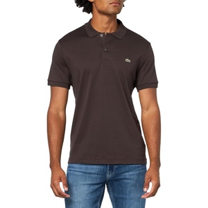 Lacoste Men’s Regular Fit Cotton Pima Polo Shirt(Port)