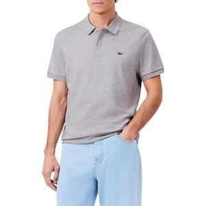 Lacoste Men’s Regular Fit Cotton Pima Polo Shirt(Silver Chine)