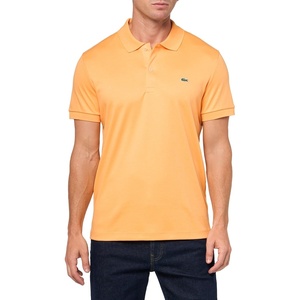 Lacoste Men’s Regular Fit Cotton Pima Polo Shirt(Zinnia Orange)