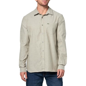 Lacoste Men’s Regular Fit Cotton Shirt(Olive/White)