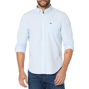 Lacoste Men’s Regular Fit Cotton & Wool Overshirt(White/Overview)