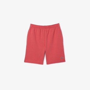 Lacoste Men’s Regular Fit Fleece Shorts(Sierra Red)