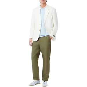 Lacoste Men’s Regular Fit Linen Twill Pants(Khaki)