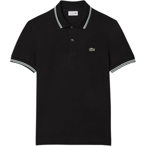 Lacoste Men’s Regular Fit Trim Accent L.12.12 Polo Shirt(Black)