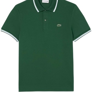 Lacoste Men’s Regular Fit Trim Accent L.12.12 Polo Shirt(Green)