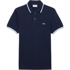 Lacoste Men’s Regular Fit Trim Accent L.12.12 Polo Shirt(Navy Blue)