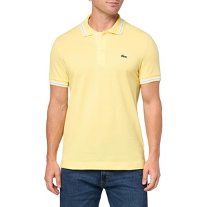 Lacoste Men’s Regular Fit Trim Accent L.12.12 Polo Shirt(Yellow)