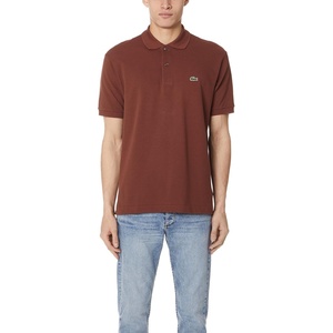 Lacoste Men’s Short Sleeve Classic Pique Polo Shirt(Cevennes Brown)