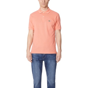 Lacoste Men’s Short Sleeve Classic Pique Polo Shirt(Peach)
