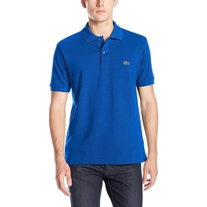 Lacoste Men’s Short Sleeve Classic Pique Polo Shirt(Steamship Blue)