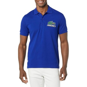 Lacoste Mens Short Sleeve Minecraft Croc Polo Shirt(Cosmic)