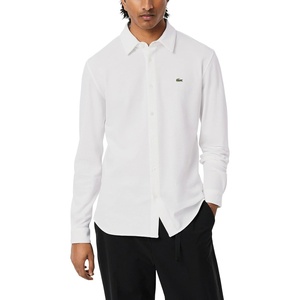 Lacoste Men’s Slim Fit Cotton Piqué Shirt(White)