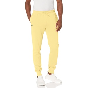 Lacoste Men’s Sport Fleece Trackpant With Rib Leg Opening(Napolitan Yellow)