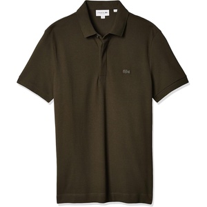 Lacoste Men’s Stretch Cotton Paris Polo(Baobab Green)