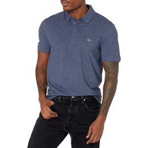 Lacoste Men’s Stretch Cotton Paris Polo(Heather Nebula)