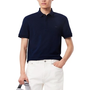 Lacoste Men’s Stretch Cotton Paris Polo(Navy Blue)
