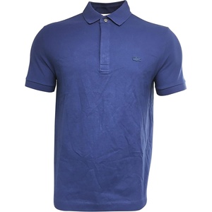 Lacoste Men’s Stretch Cotton Paris Polo(Navy Blue/Blue)