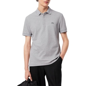 Lacoste Men’s Stretch Cotton Paris Polo(Silver Chine)