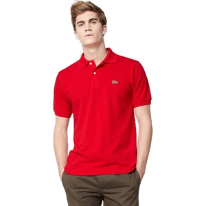 Lacoste Men’s Tall Fit Cotton Petit Piqué Polo(Red)