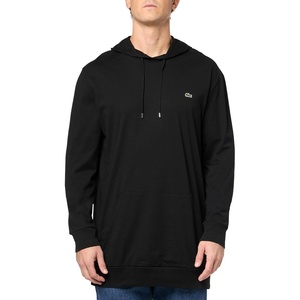 Lacoste Men’s Tall Fit Hooded T-shirt(Black)