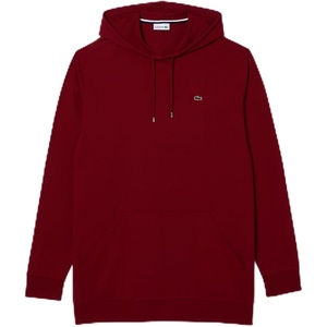 Lacoste Men’s Tall Fit Hooded T-shirt(Bordeaux)
