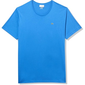 Lacoste Men’s Tall Fit V-Neck Short Sleeve Regular Fit Pima Cotton T-Shirt(Ladigue)