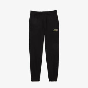 Lacoste Men’s Tapered Leg Jersey Pants(Black)