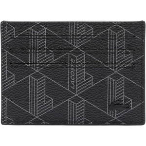 Lacoste Men’s The Blend Card Holder, Monogram Noir Gris