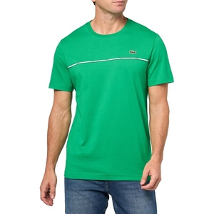 Lacoste Men’s Trim Cotton Jersey T-Shirt(Calathea Green)
