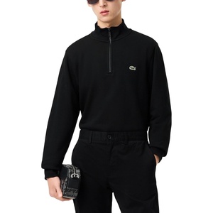 Lacoste Men’s Zip Up Sweatshirt(Black)