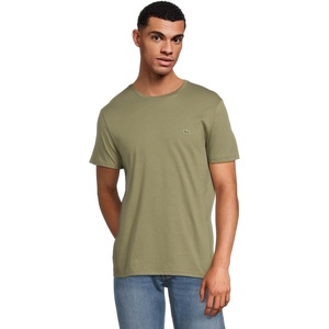 Lacoste Monochrome Cotton Pima Jersey Crew Neck T-Shirt(Khaki)