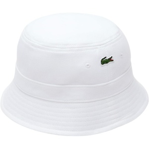 Lacoste Piqué Bucket Hat(White)