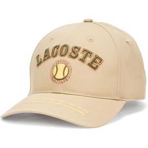 Lacoste Unisex Adult Unisex Embroidered Baseball Cap(Beige)