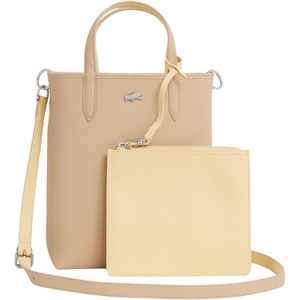 Lacoste Women’s Anna Vertical Reversible Tote, Viennois Soja, One Size