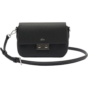 Lacoste Women’s Daily City Flap Close Crossbody Bag(Black)