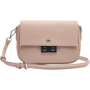 Lacoste Women’s Daily City Flap Close Crossbody Bag(Taupe)