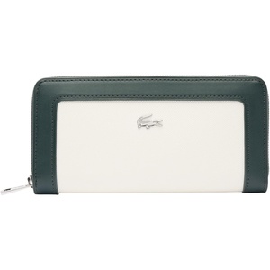 Lacoste Womens Neo Heritage Large Zip Wallet(Navy Blue/Black)