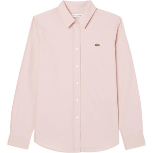 Lacoste Women’s Regular Fit Cotton Oxford Shirt(Light Pink)