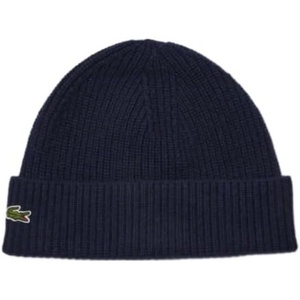 Lacoste Women’s Ribbed Cashmere Beanie(Bordeaux Red)