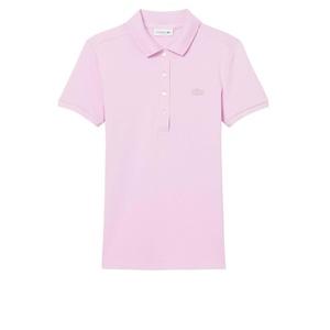 Lacoste Women’s Short Sleeve Slim Fit Stretch Pique Polo Shirt(Albizia)