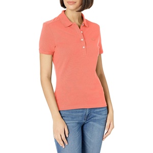 Lacoste Women’s Short Sleeve Slim Fit Stretch Pique Polo Shirt(Amaryllis Pink)